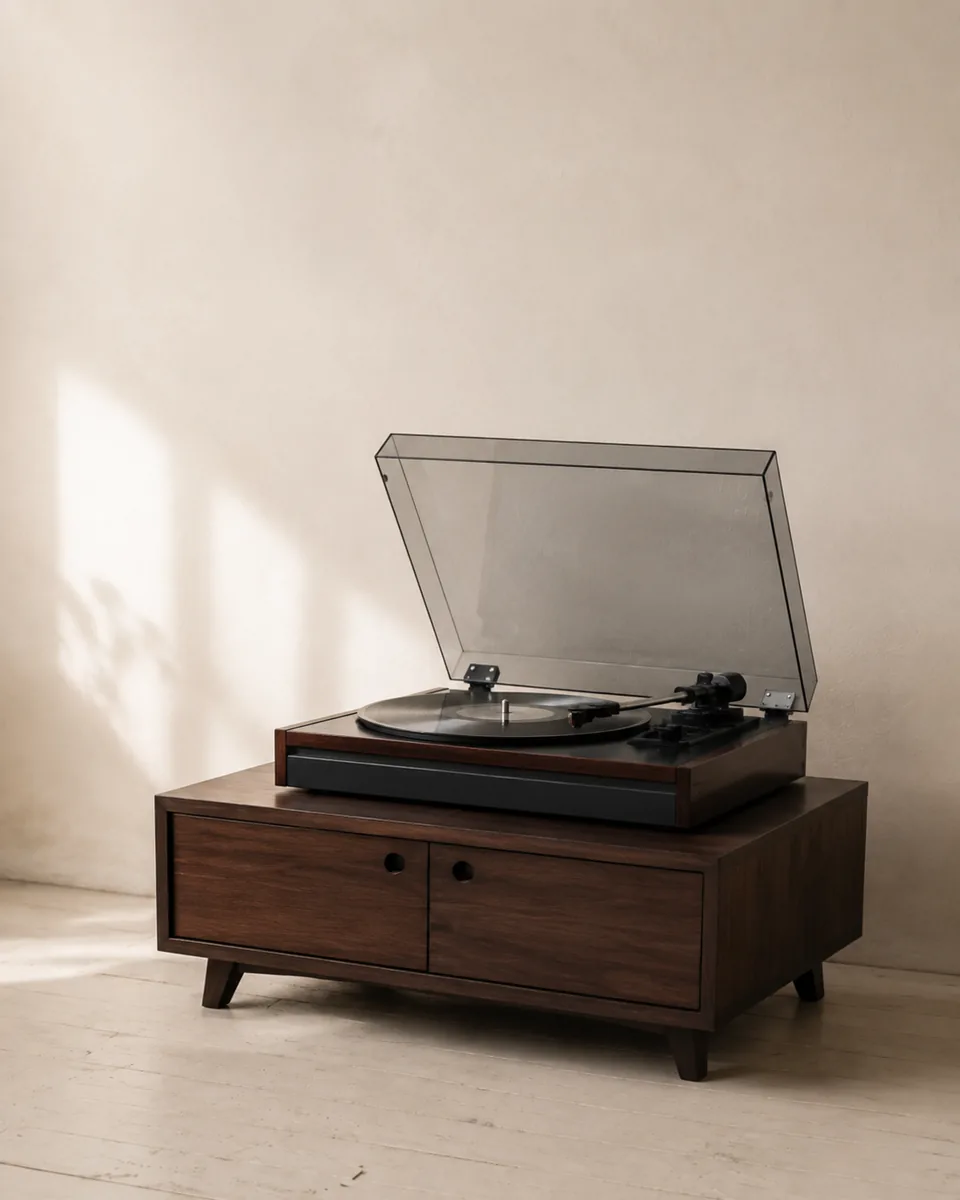 Vintage record player